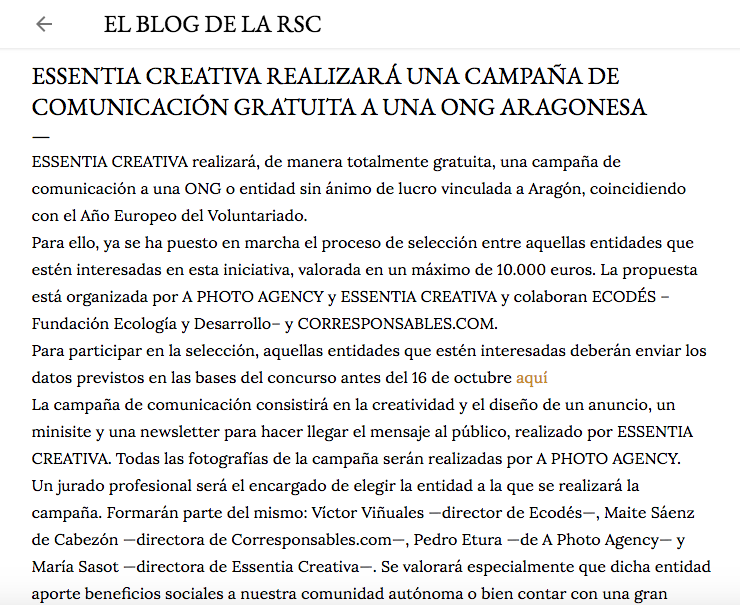 blog de rsc